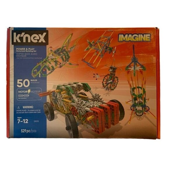 Vintage K'NEX Imagine Power & Play Motorized Building Set - Picture 1 of 5
